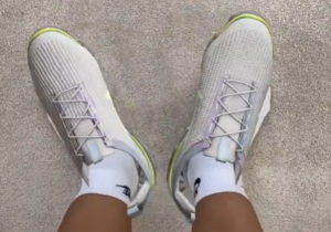 Picture of Nike Air VaporMax trainers in augmented reality on TikTok