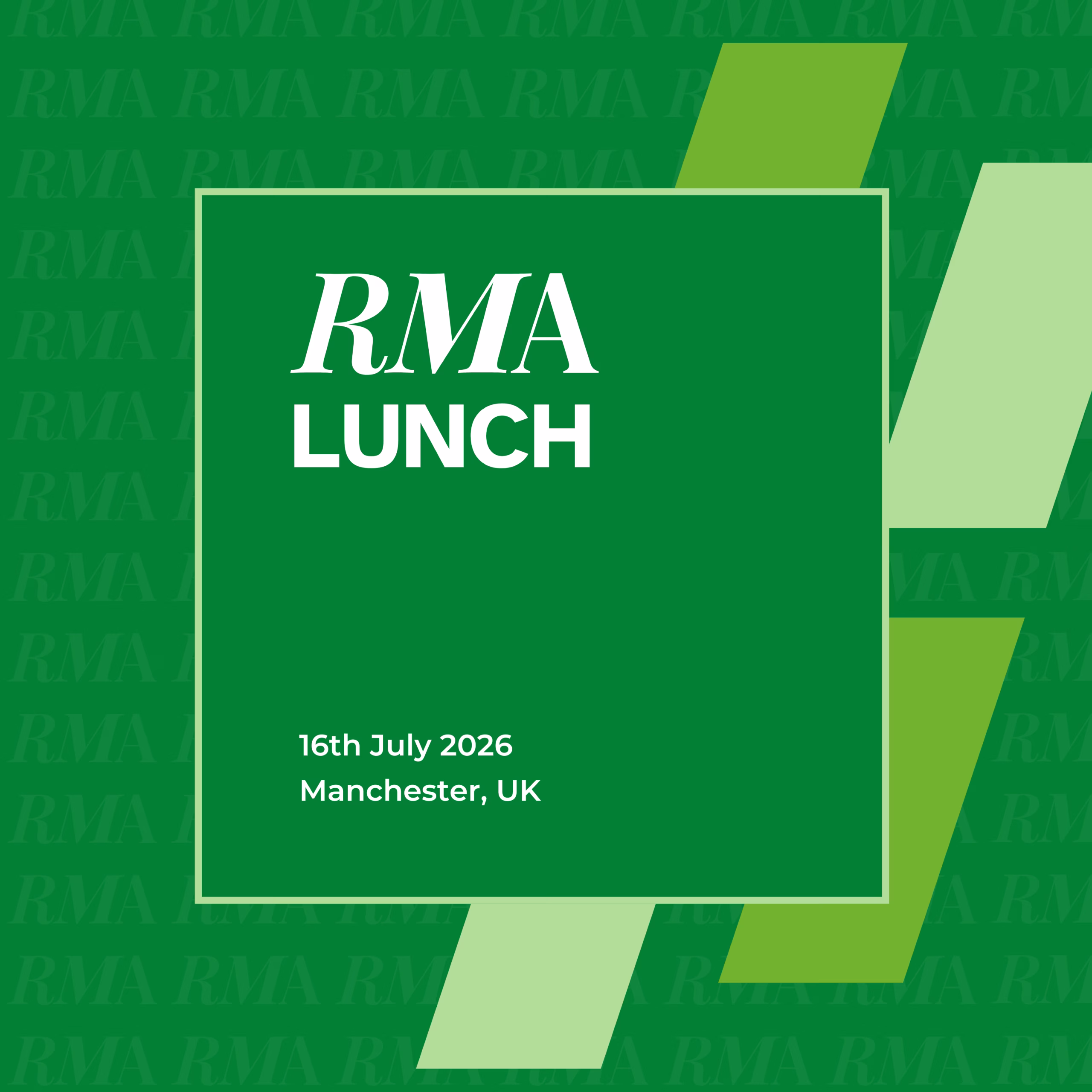 RMA Lunch, Manchester
