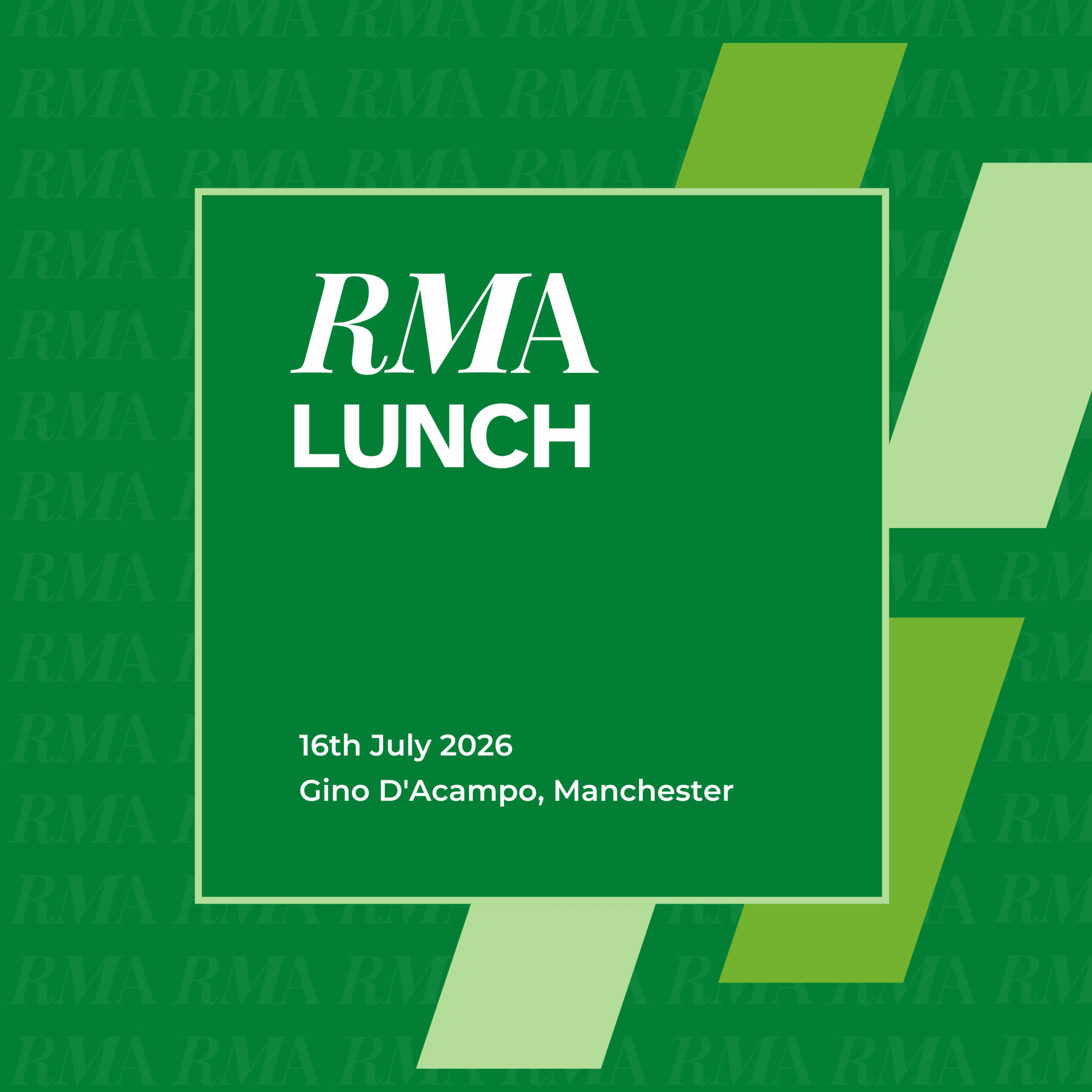 RMA Lunch, Manchester